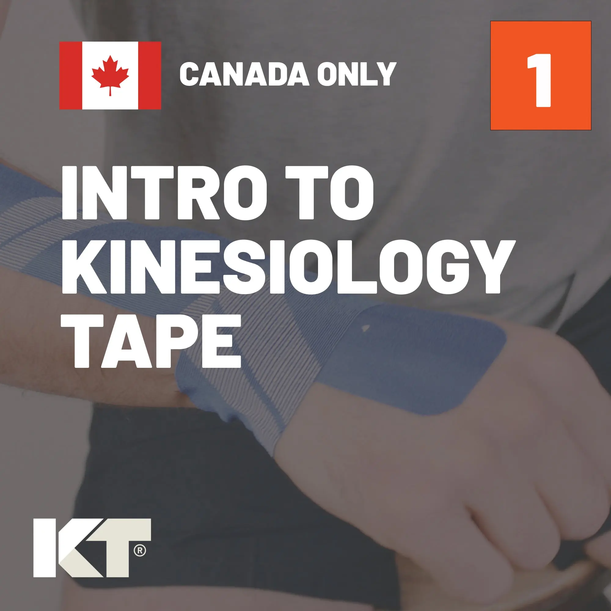 Course 1: Intro to Kinesiology Tape (CANADA ONLY)