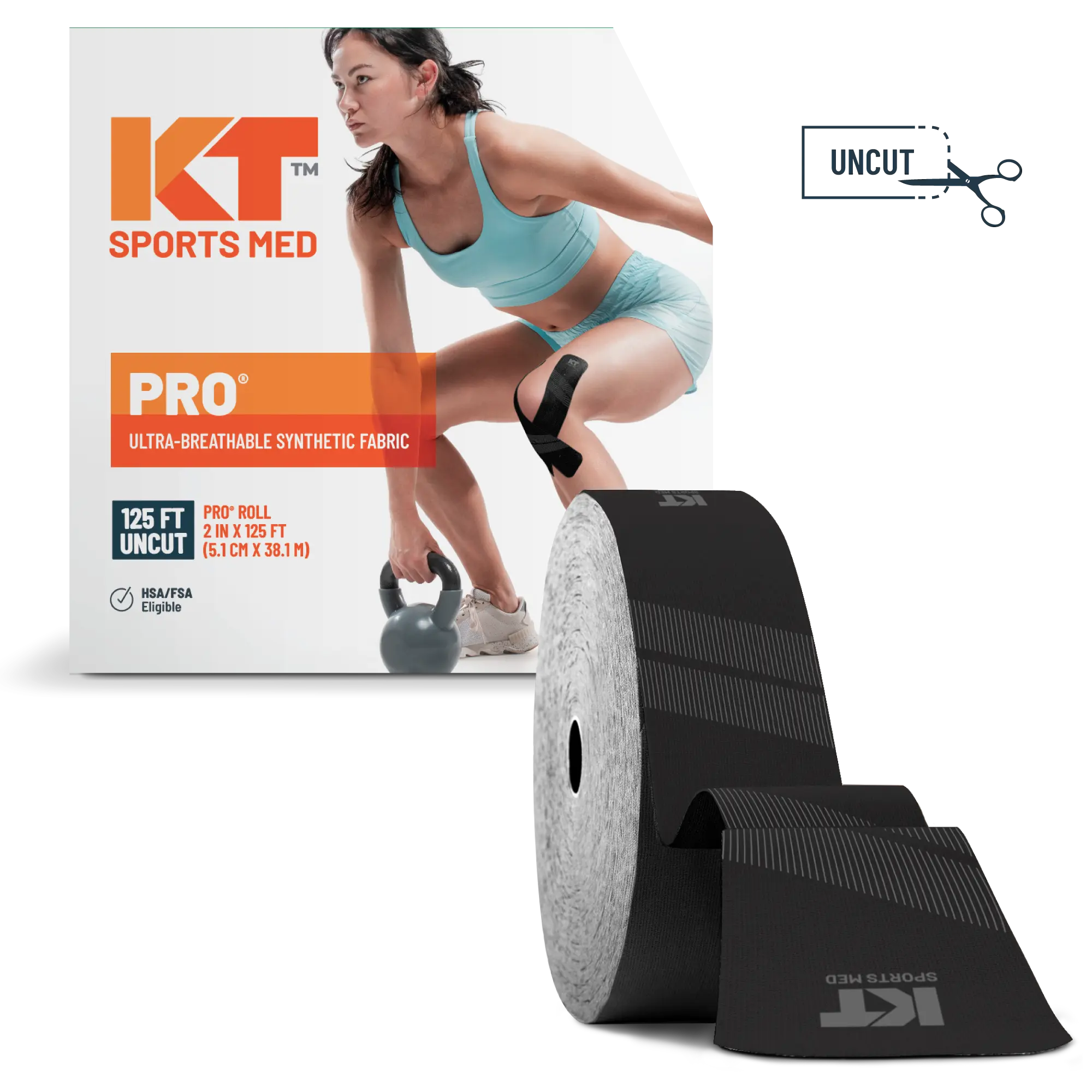 KT Tape Pro® Synthetic Kinesiology Tape, 125 ft Uncut - Image 4