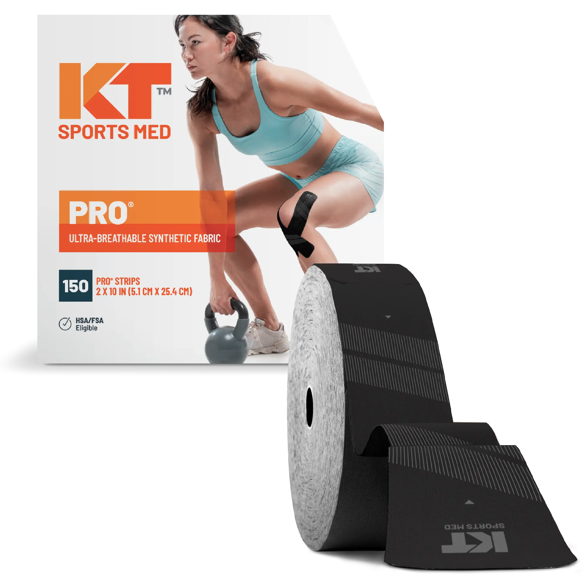 KT Tape Pro® 150 Strip 10" Precut - Image 4