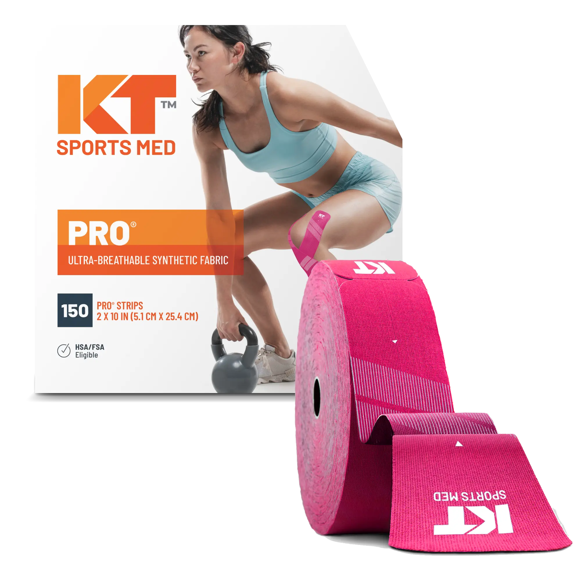 KT Tape Pro® 150 Strip 10" Precut - Image 7