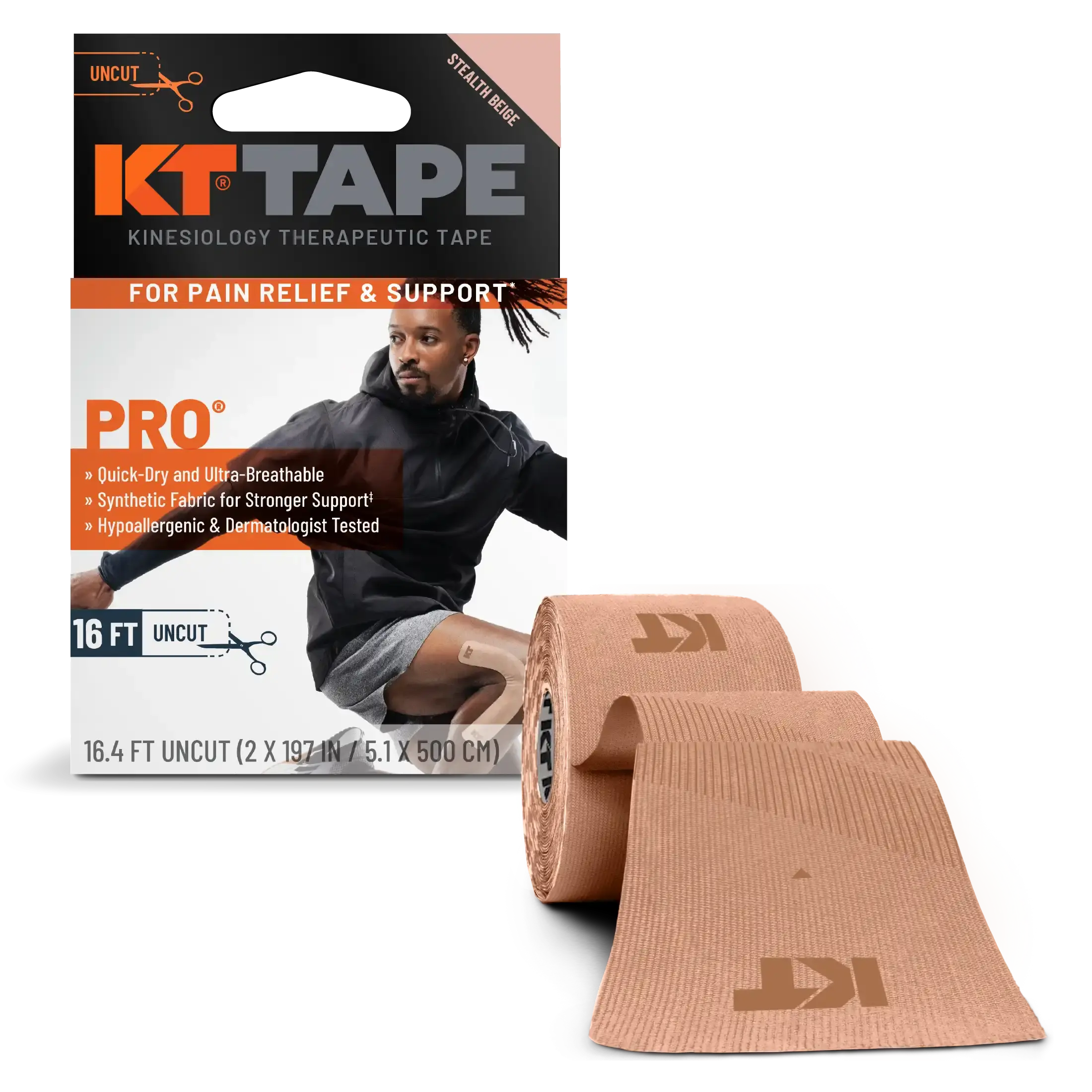 KT Tape Pro® Synthetic Kinesiology Tape, 16 ft Uncut Roll - Image 5