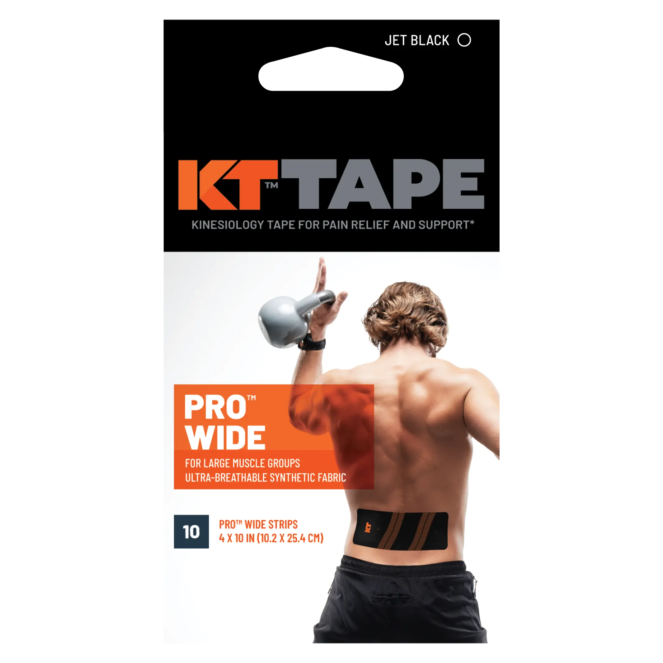 KT Tape Pro® Wide Kinesiology Tape, 4" Precut Strips - Image 7